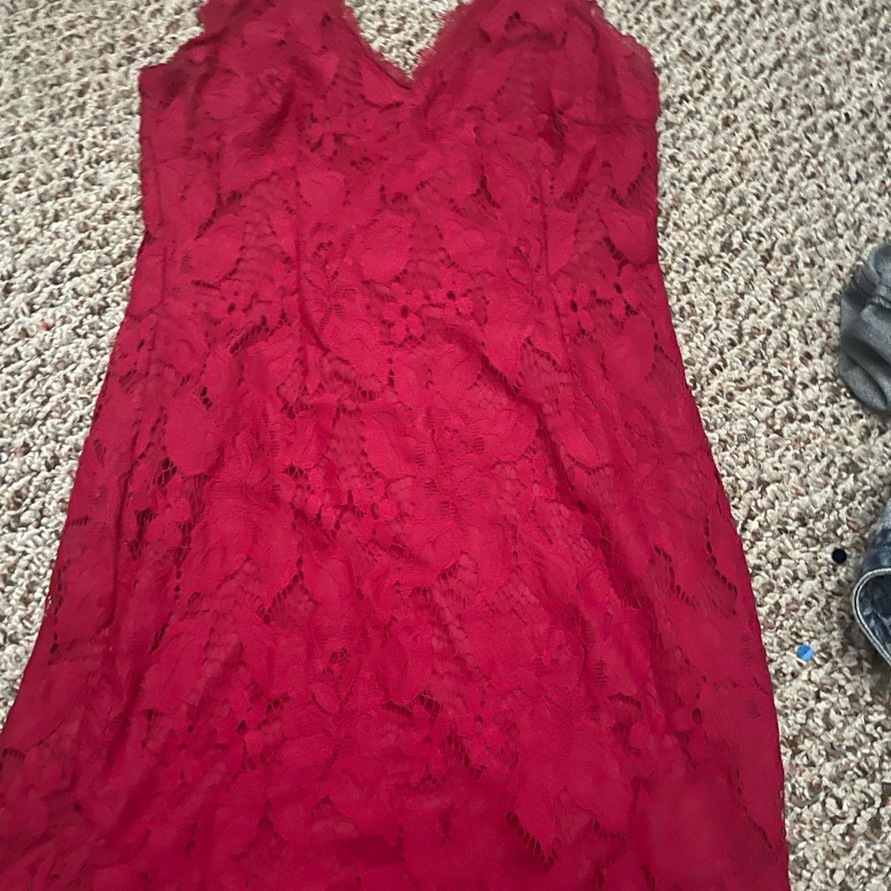 Red dress